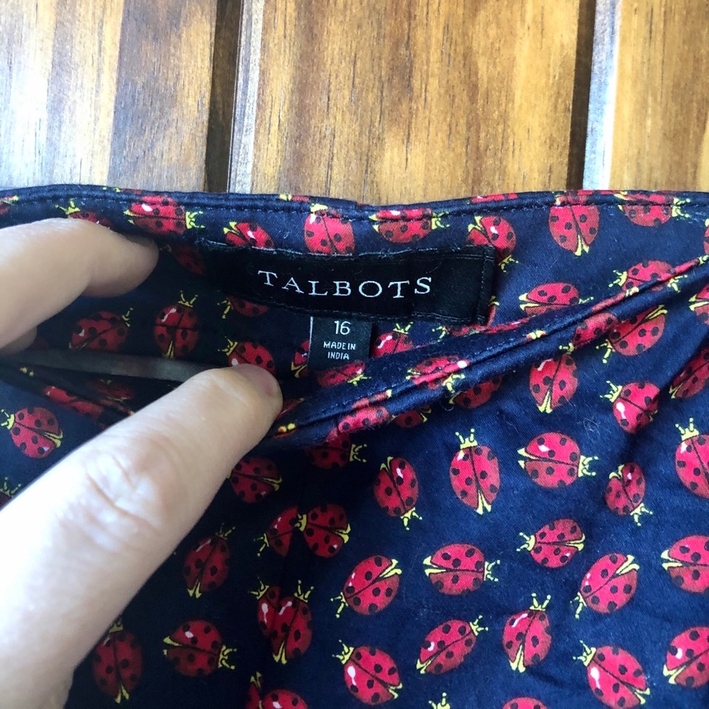 Cropped Ladybug Pants